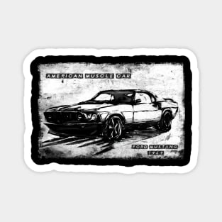 american muscle car Magnet