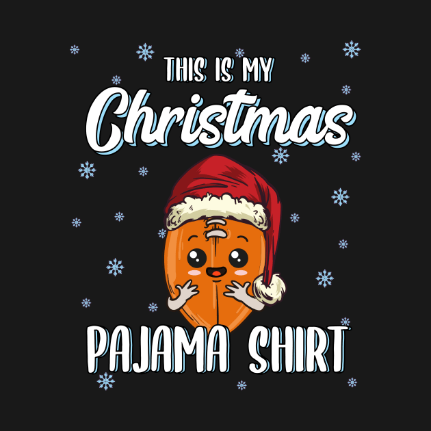 Football Christmas Gift Christmas Pajama Kawaii by MGO Design