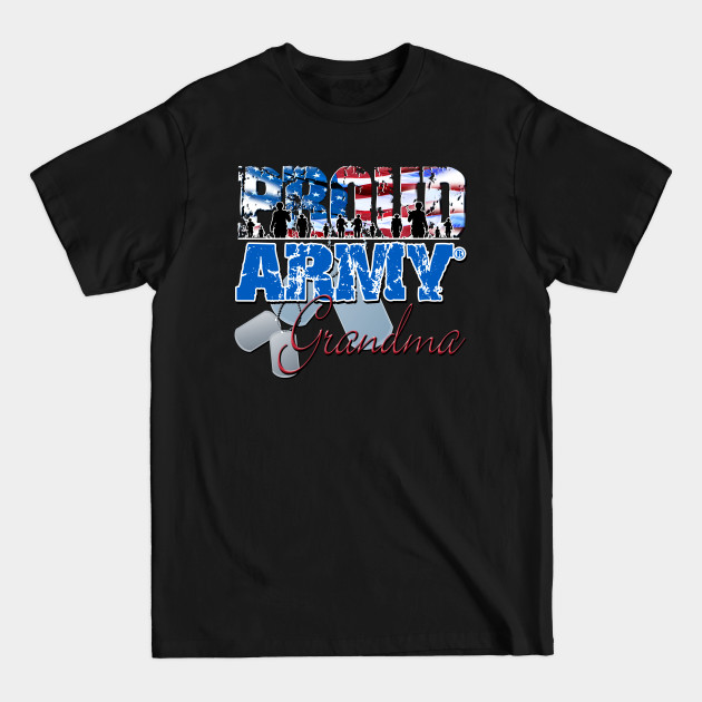 Discover Proud Army Grandma U.S. Military - Army Grandma - T-Shirt