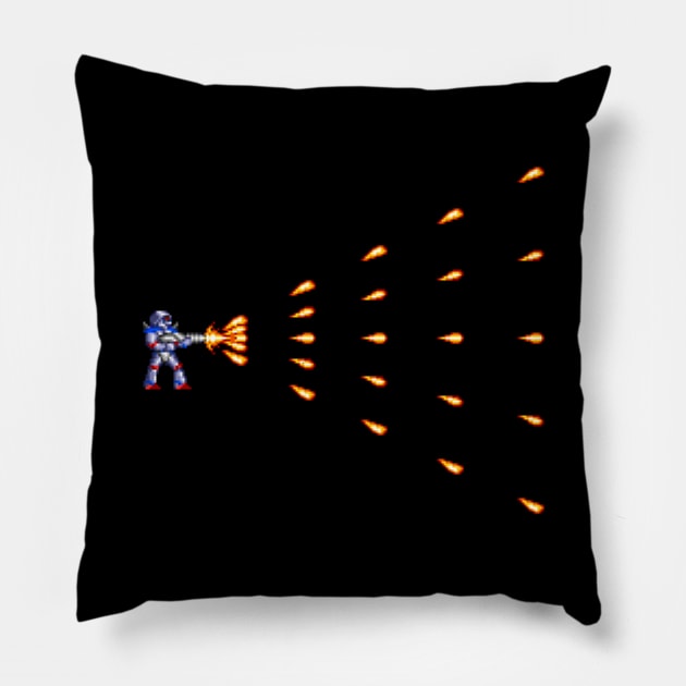 Turrican 2 Multiple Weapon Pillow by black_star