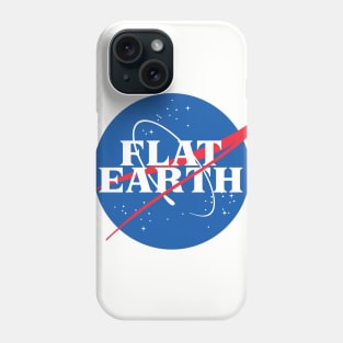 Nasa / Flat Earth Logo Tribute/Parody Design Phone Case