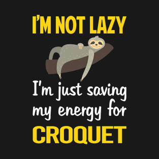 Funny Lazy Croquet T-Shirt