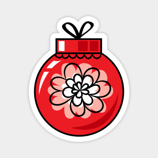 Cute Christmas Baubles Magnet