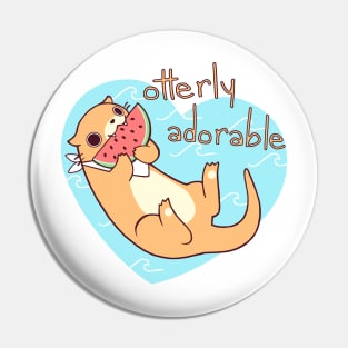 Otterly Adorable Pin