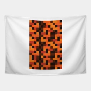 Pixelated Landscape - Fall Tapestry