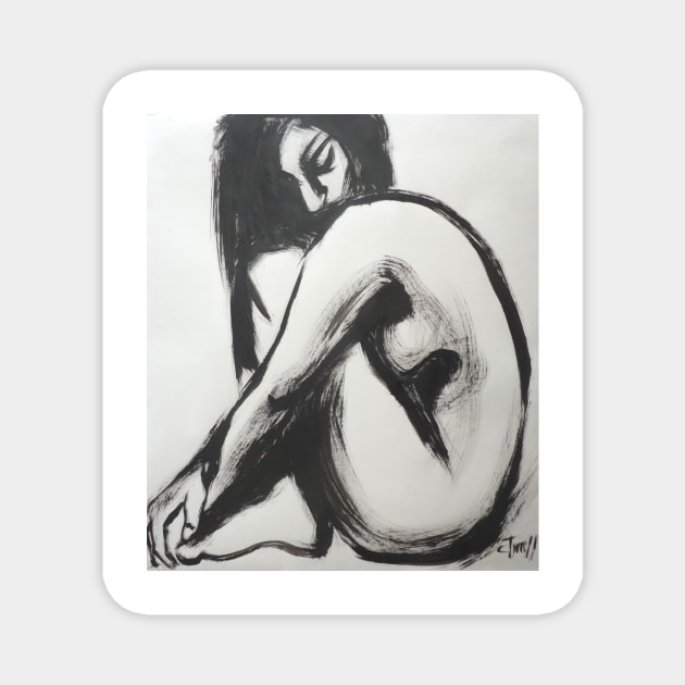 Posture 7 - Female Nude Magnet by CarmenT