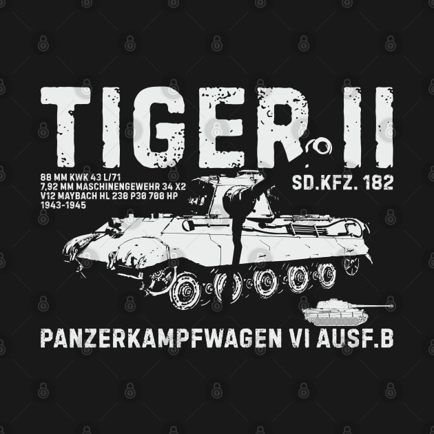 German Tiger II heavy tank by FAawRay