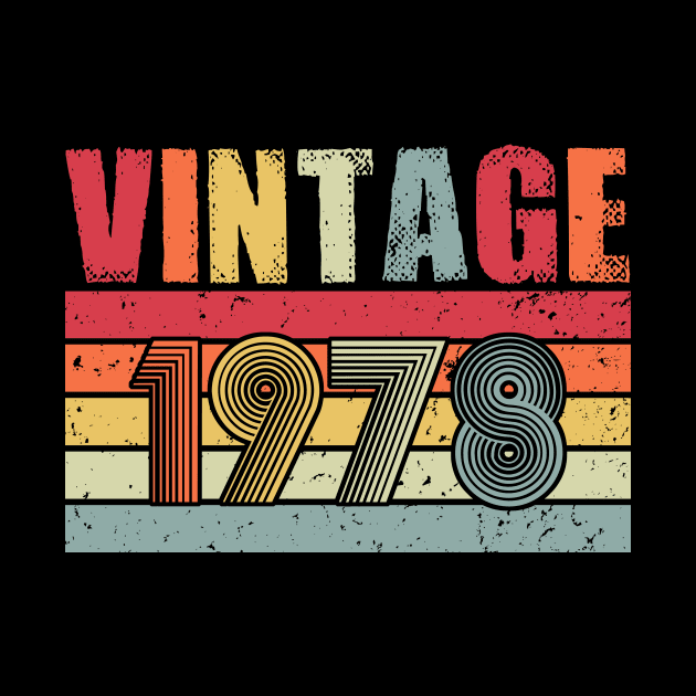 Vintage 1978 by CardRingDesign