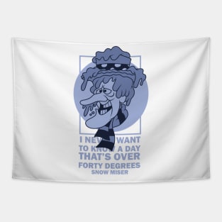 Snow Miser Quotes Tapestry