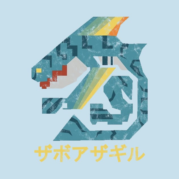 Monster Hunter Zamtrios Kanji by StebopDesigns