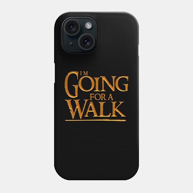 Going for a Walk Phone Case by mrmatthew