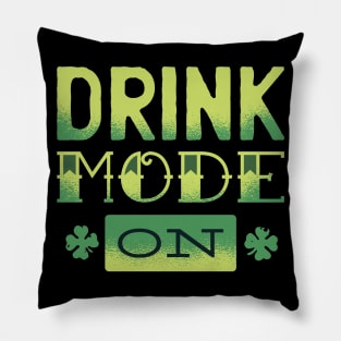 Drink mode on shirt Pillow
