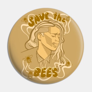 I Heard We Should Save the Bees Pin