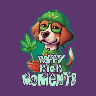 Little Stoner Dog #2 – HAPPY HIGH MOMENTS T-Shirt