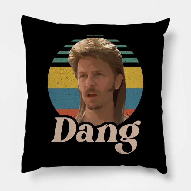 Retro Dang Movie Tribute Design Pillow by Lovely Tree
