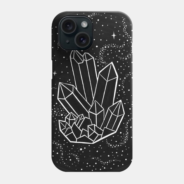 Quartz Crystal Galaxy Phone Case by CatherineBuggins