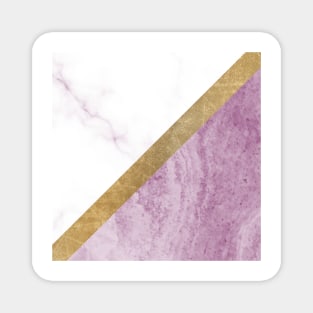 Marble luxe - sweetest magenta Magnet