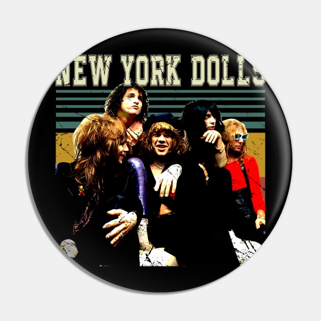 New York Dolls Groove Dancing To Their Own Beat Pin by ElenaBerryDesigns