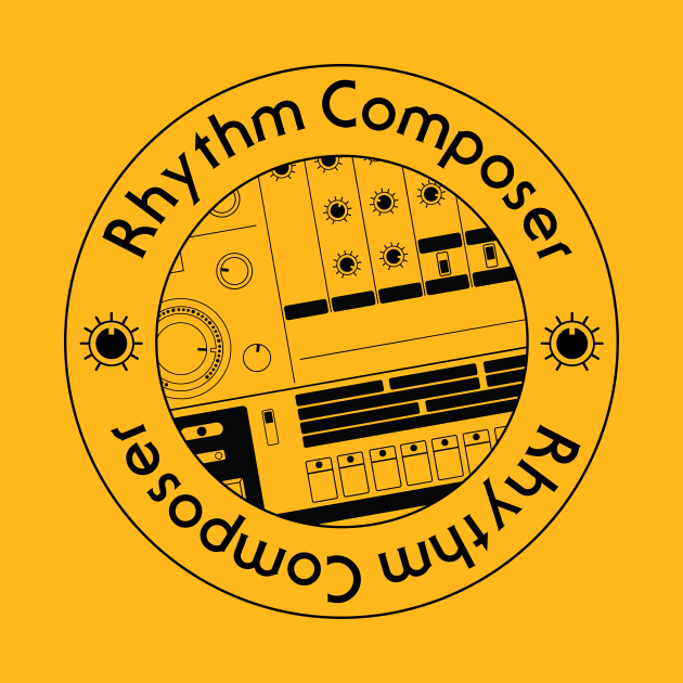 808 Drum Machine Graphic: Rhythm Composer by Atomic Malibu