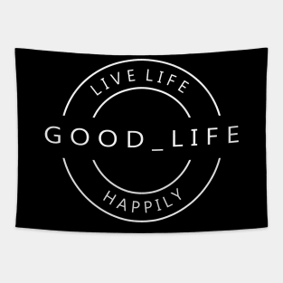 LIVE LIFE HAPPILY Tapestry