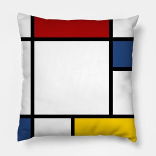 Mondrian Art Pillow