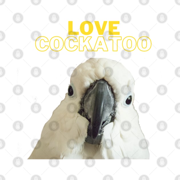 black love cockatoo parrot lover quote by Oranjade0122