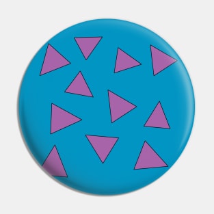 90's triangles Pin