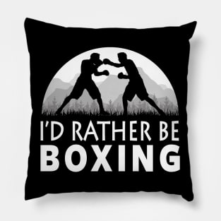 BOXING SHIRT - T SHIRT FOR BOXERS - SPARRING TSHIRT Pillow