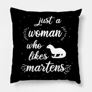 Women martens love lover life pet Pillow