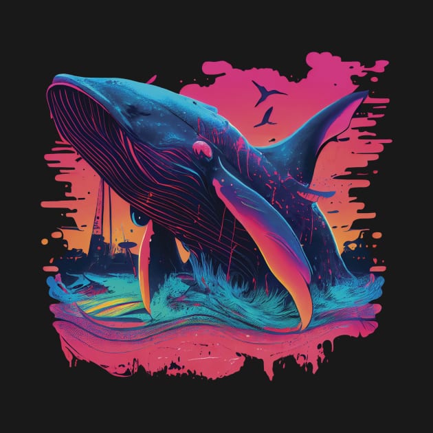 Humpback whale by GreenMary Design