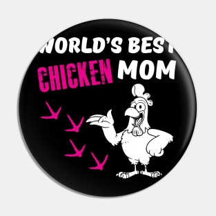 Chicken Mom Pin