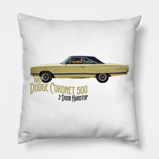 1967 Dodge Coronet 500 2 Door Hardtop Pillow