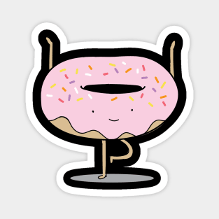 Yoga Doughnut Magnet