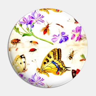 Butterflies, Other Insects, and Flowers by Jan van Kessel (Digitally Enhanced) Pin