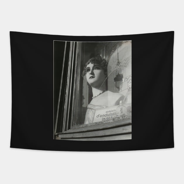 mannequin en vitrine 1935 - Dora Maar Tapestry by Kollagio