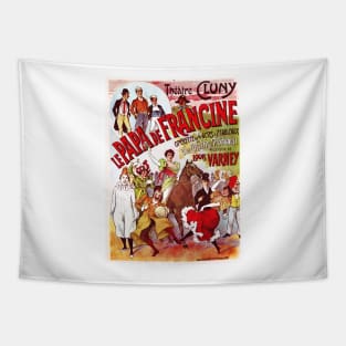 THEATRE CLUNY "Le Papa de Francine" Musical Opera Performance French Theater Poster Tapestry