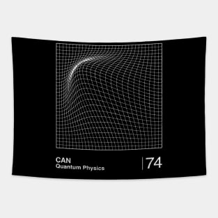 Quantum Physics / Minimalist Graphic Artwork Design Tapestry