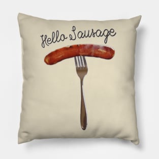 Hello Sausage Pillow