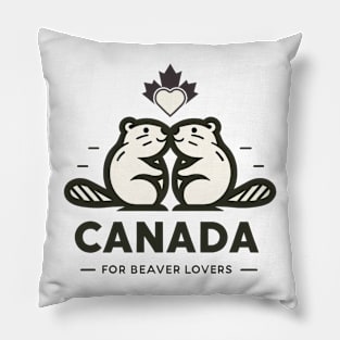 Canada - Beaver Lovers V2 Pillow