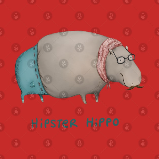 Hipster Hippo by Sophie Corrigan