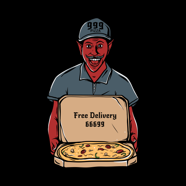 Pizza delivery man by PlasticGhost