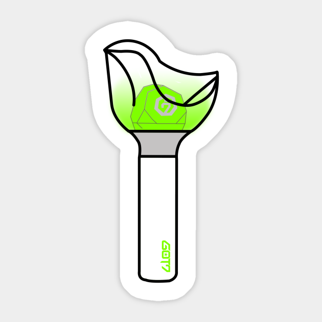 Kpop Got7 Lightstick Kpop Got7 Lightstick Sticker Teepublic She absolutely adored it and although the packaging was superbly done, when i got the lightstick itself, there was a tear in the boxbut the lightstick still worked beautifully and we can't wait to use it at got7's future concerts once. kpop got7 lightstick