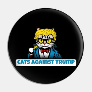 Cats Against Trump Pin