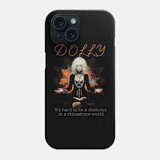 Dolly Parton Psychedelic Zen Meditation Phone Case