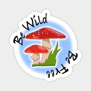 Red Spotted Mushroom Magnet