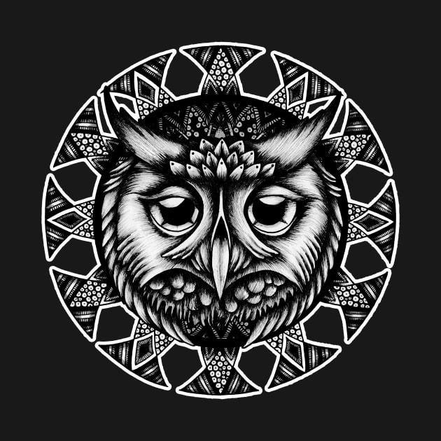 Owl Mandala by Litedawn