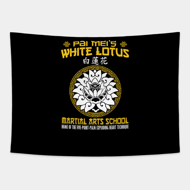 White Lotus Martial Arts School Martial Arts Tapestry TeePublic