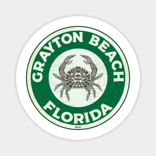 Grayton Florida Crab 30A 30 A Emerald Coast Walton County Magnet