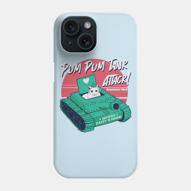 Pum Pum Tank Phone Case by MeFO