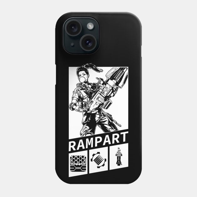 Rampart Phone Case by Peolink